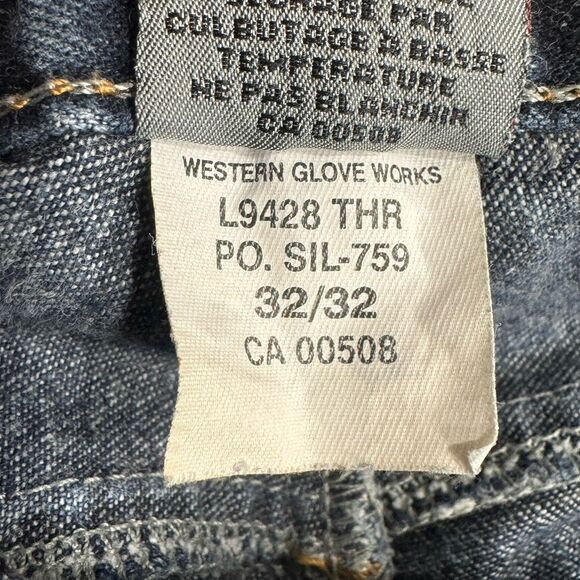 Silver Jeans Y2K Flare Womens 32 Dark Blue Mid Rise Cotton Denim Measure 31 x 30 - Picture 4 of 10